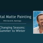 دانلود Digital Matte Painting:Changing a Scene From Summer to Winter آموزش تکنیک های مت پینتینگ آموزش گرافیکی مالتی مدیا 