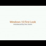 دانلود Windows 10 First Look  فیلم آموزش ویندوز 10 در یک نگاه آموزش سیستم عامل مالتی مدیا 