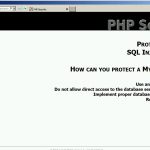 دانلود Udemy Writing Secure PHP Code - PHP Security Tutorial  دوره آموزشی کدنویسی امن با پی اچ پی آموزش برنامه نویسی آموزشی طراحی و توسعه وب مالتی مدیا 