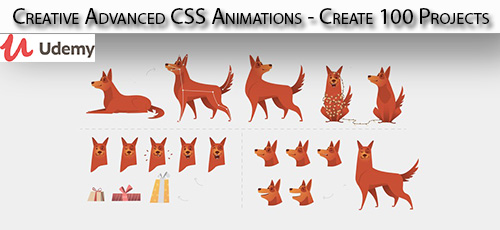 دانلود Udemy Creative Advanced CSS Animations - Create 100 Projects آموزش  سی اس اس، انیمیشن های پیشرفته - فایل نیکو